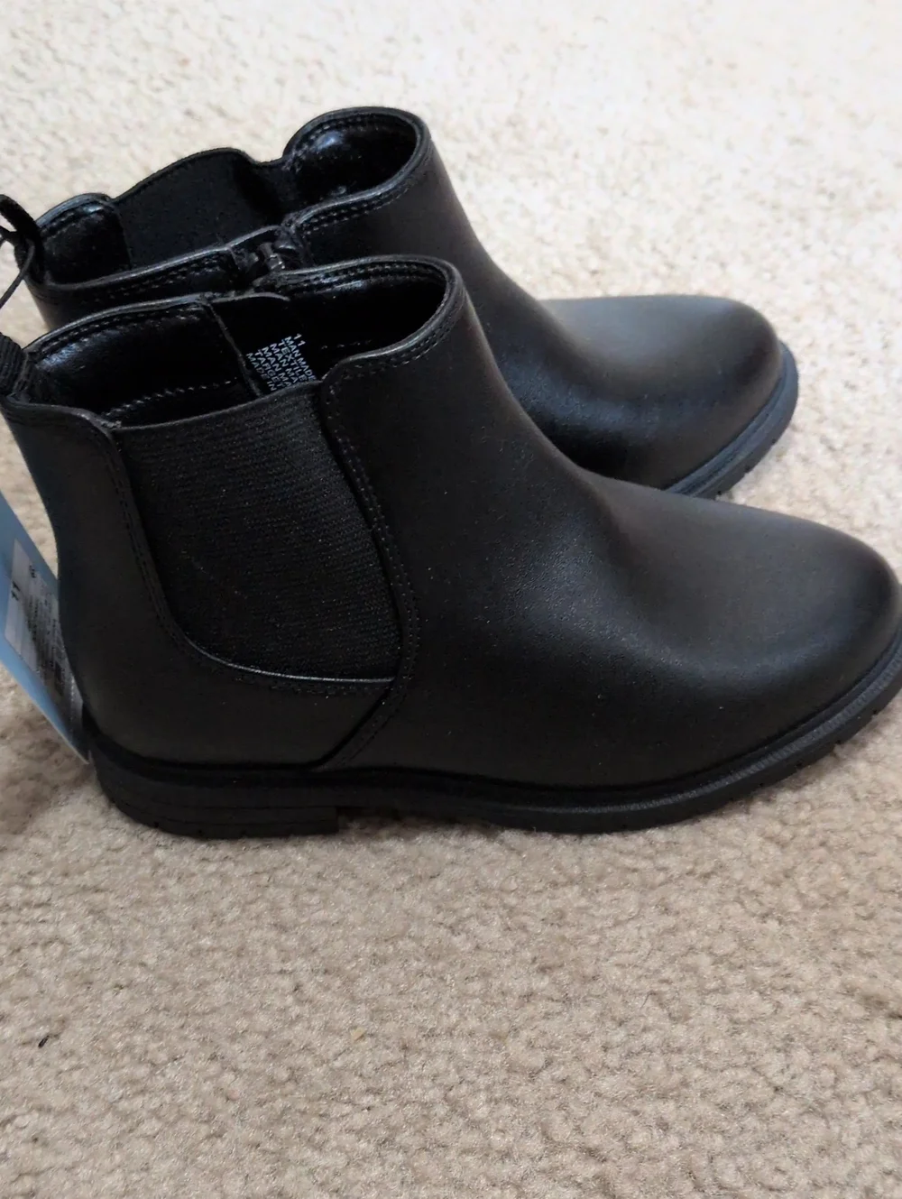 Cat And Jack Tanner Black Boots
